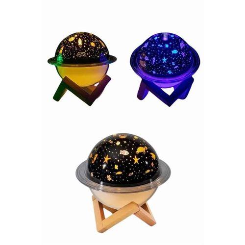 Aromaterapi Hava Nemlendirici Gece Lambası Uzay Model Satürn Oda Kokusu