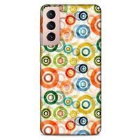 Lopard Samsung Galaxy S21 Uyumlu Kılıf Pastel Renkler (32) Soft Silikon Kılıf