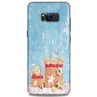 Samsung Galaxy S8 Plus Kılıf Snowix (10) Full Koruma Kılıfı Kahve
