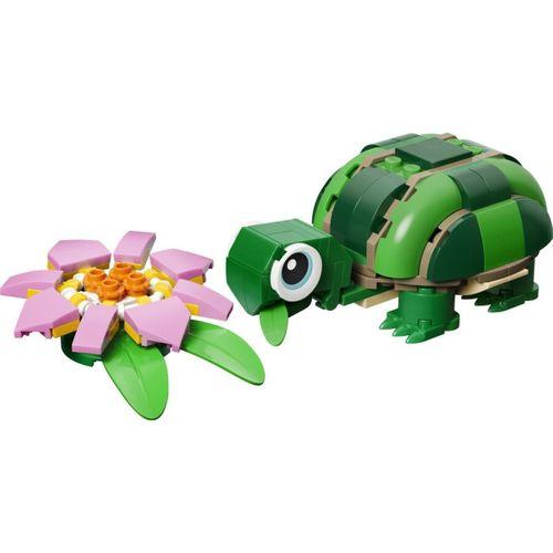 Lego Creator 3’ü 1 Arada Creator Turtle with a Water Lily Flower 31377