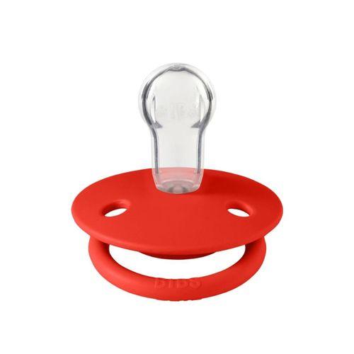 Eğitici Çocuk Bibs De Lux Silikon Emzik 0-36 Ay Candy Apple