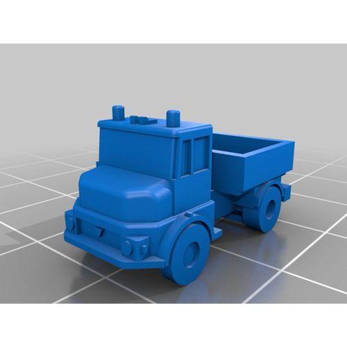 Eğlence Parkı Araç Traktörü 1 Vinç ile Z Ölçeği (Bu ürün Sadece Plastik parçadır - Almadan Önce Soru Sorabilirsiniz)