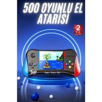 500 Oyunlu Retro Sup Konsolu Taşınabilir Mini Gamepad 3,5 İnç Ekran
