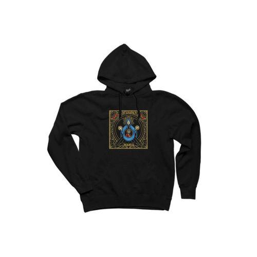 Batushka Raskol Design Siyah Kapşonlu Sweatshirt Hoodie