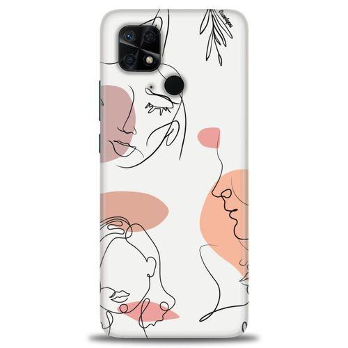 Xiaomi Redmi 10C Kılıf HD Baskılı Kılıf - Silüetler + Tam Ekran Koruyucu