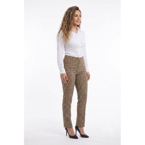 Kadın Hasır Dokuma Kumaş Pantolon BGL-ST01355