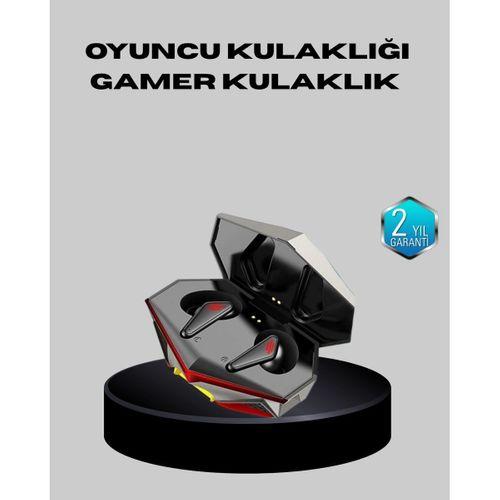 Bluetooth 5 0 Kablosuz Kulaklık Led Işıklı Silikonlu Tasarımlı