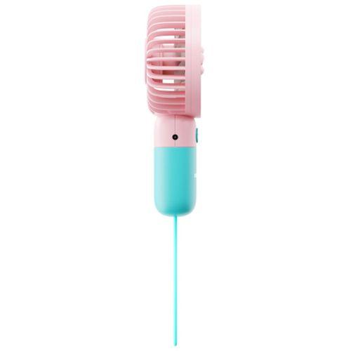 ASONIC AFN24, MAVİ, 1 Kademeli Hız, Elde Kullanım, Dahili 250mAh Bataryalı, Type-C Şarj Girişli, Vantilatör