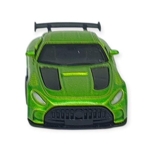 Çek Bırak Metal Küçük Arabalar 8 cm - 6411A-10 - Yeşil