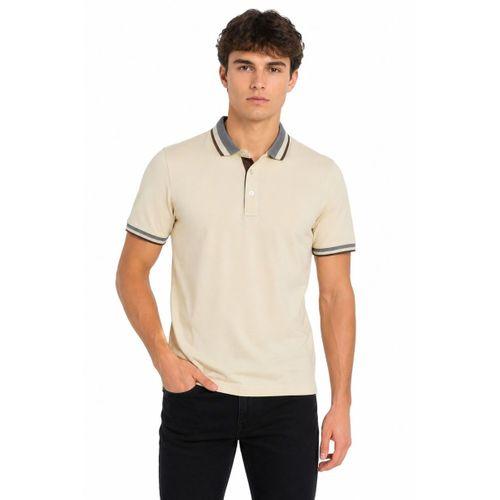 Erkek Polo Yaka Kısa Kollu Tişört Regular Kalıp T6096 BGL-ST05549