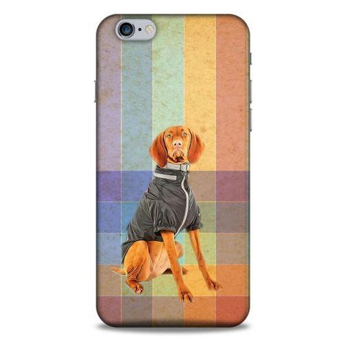 Apple Iphone 6S Plus Kılıf Köpek Kıyafetleri (36) Glitter Kılıf Alman Pointer