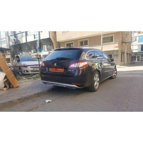 Peugeot 508 SW Egzoz Görünümlü Arka Difüzör