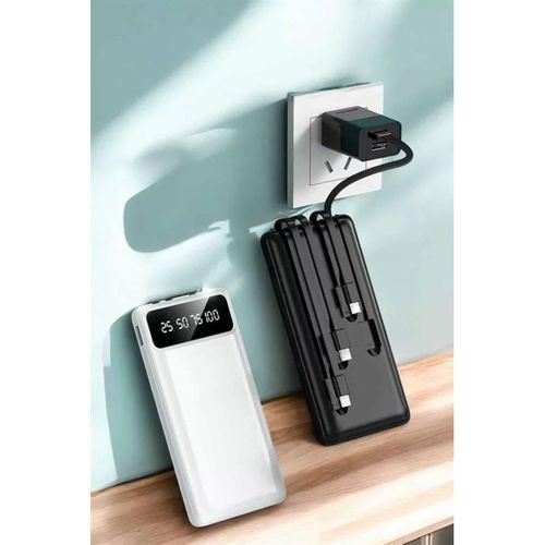 Powerbank 20.000 Mah Dijital Göstergeli Lcd Ekran Uzun Pil Ömrü