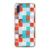 Samsung Galaxy A30s Uyumlu Kılıf Insomnia (33) Hybrid Kılıf Turkuaz Kırmızı