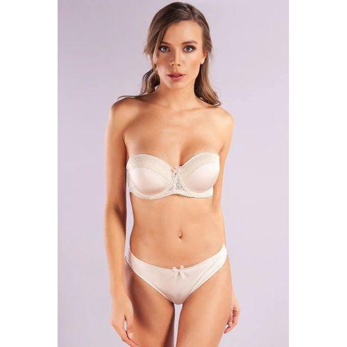 Gala Balconette Foam Cup Lace Bra, Ten Konforlu Ve Şık Sütyen, Strapless