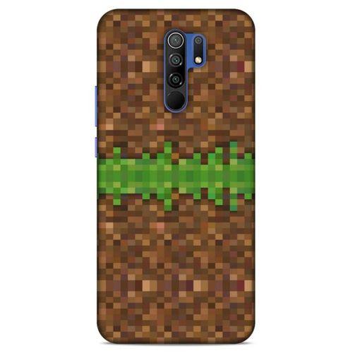 Lopard Xiaomi Redmi 9 Uyumlu Kılıf PiXel (1) Kılıfı Yeşil Mine