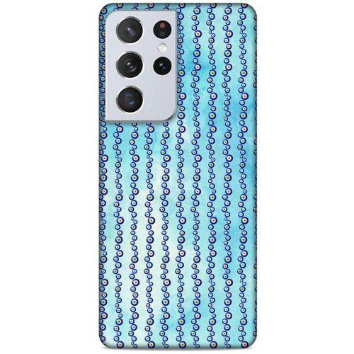 Lopard Samsung Galaxy S21 Ultra Uyumlu Kılıf Nazarium (49) Ultra Silikon Kılıf