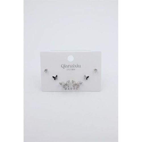 Çoklu Set Küpe - Gümüş