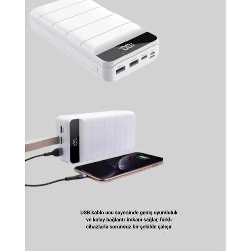 50000mah Yüksek Kapasiteli Powerbank Hızlı Şarj Ve Led Ekranlı