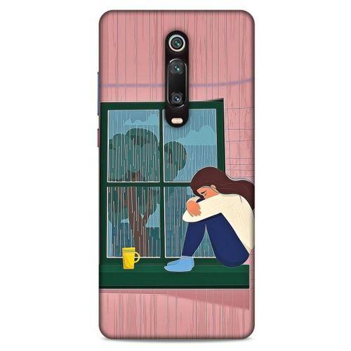 Xiaomi Mi 9T Pro Kılıf Depresyon (18) Telefon Kılıfları Pembe Yeşil