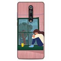 Xiaomi Mi 9T Pro Kılıf Depresyon (18) Telefon Kılıfları Pembe Yeşil