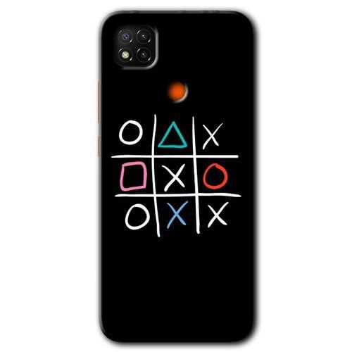 MRCİLETİSİM Xiaomi Redmi 9c Kılıf Kapak - Sauce +Hayalet Ekran Yandan Gözükmez