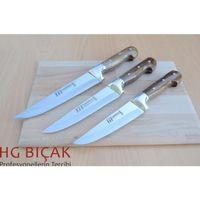 Lazoğlu Sürmene Bıçak Seti 3'lü Set Paslanmaz Çelik Hglaz321