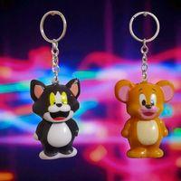 2 ADET MİNİ TOM VE JERRY SUKUŞİ ANAHTARLIK DUYUSAL OYUNCAK TOM VE JERRY OYUNCAKLARI YILBAŞI HEDİYESİ