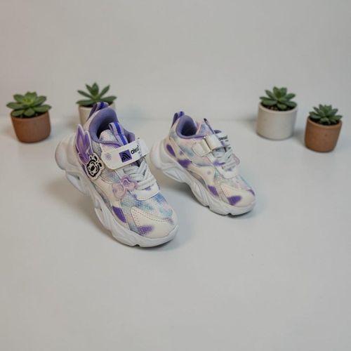 Alessio 034 Beyaz - Lila Işıklı Bebe Kız Çocuk Spor Ayakkabı