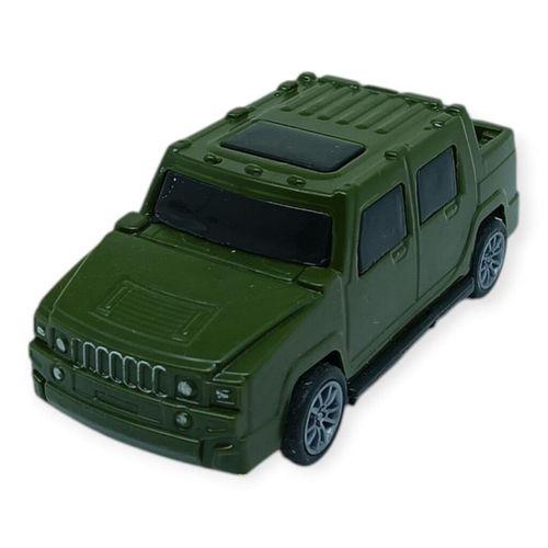 Çek Bırak Arabalar 10 Cm - Yeşil Çift Kabin Pick-Up