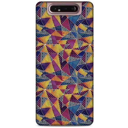 Geometrix 02 Samsung Galaxy A80 Kılıf Silikon Kapak
