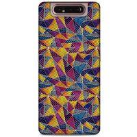 Geometrix 02 Samsung Galaxy A80 Kılıf Silikon Kapak