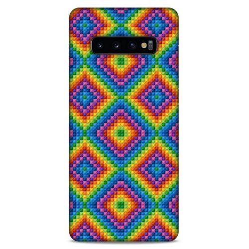 Lopard Samsung Galaxy S10 Plus Uyumlu Kılıf BloX (2) Kabı Karışık Çok Renkli