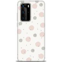 Huawei P40 Pro Kılıf HD Baskılı Kılıf - Soft Benekler + Tam Ekran Koruyucu