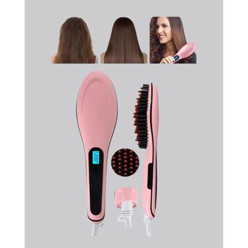 Dijital Ekranlı Seramik Saç Düzleştirici Tarak – 5 Kademeli Isı Ayarı, İyon Kontrollü