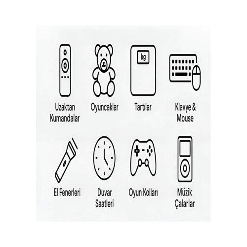 Type-c Şarjlı 800mwh 1.5v Şarj Edilebilir 2’li Aaa İnce Pil - Lityum Iyon Batarya