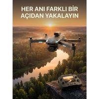 Ekranlı Kumandalı Çift Kameralı Drone İle Havadan Çekim