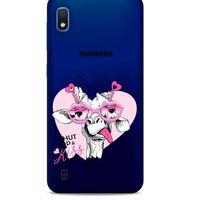 Zoologix (14) Samsung Galaxy A10 Şeffaf Kılıf Silikon Desenli
