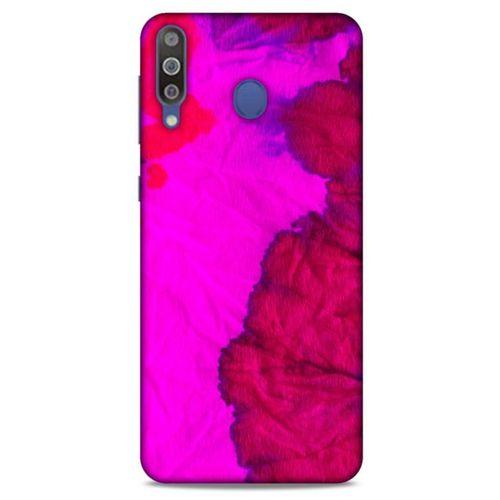 Samsung Galaxy M30 Uyumlu Kılıf Pembe Delisi (12) Koruyucu Silikon Taş