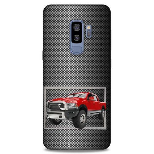 Lopard Samsung Galaxy S9 Plus Uyumlu Kılıf PickUpX (15) Antişok Kılıf Kırmızı Siyah