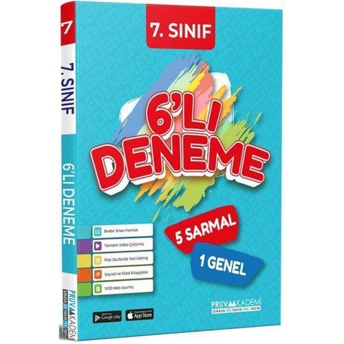 7. Sınıf Tüm Dersler 6 lı Deneme Pruva Akademi