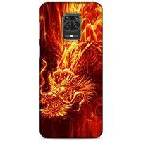 Xiaomi Redmi Note 9 Pro Kılıf Dragons (12) Koruyucu Silikon Ateş Ejderhası