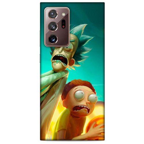Samsung Galaxy Note 20 Ultra Uyumlu Kılıf Rick And Morty (24) Darbe Emici Kılıf Frank Palicky