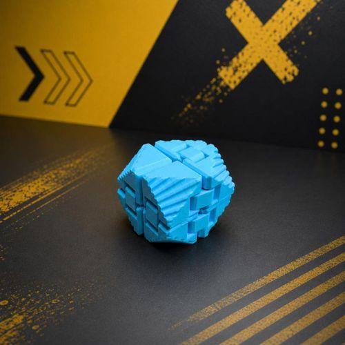 Sonsuzluk Küpü (Infinity Cube) Üçgen Açık Mavi Stres Oyuncağı