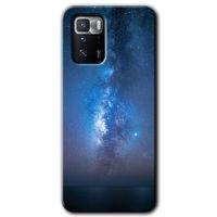 Poco x3 GT Kılıf HD Desen Baskılı Arka Kapak - Samanyolu + Kırılmaz Cam