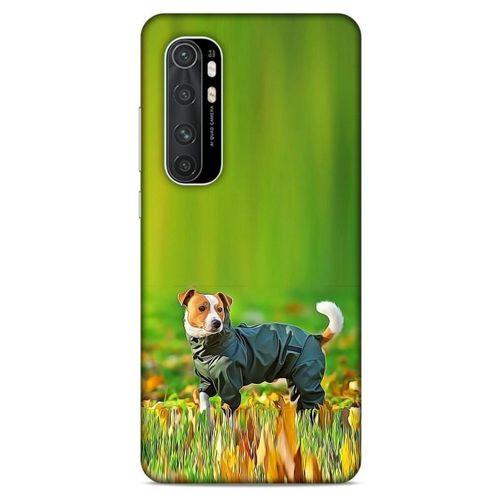 Xiaomi Mi Note 10 Lite Kılıf Köpek Kıyafetleri (26) Tpu Silikon Kılıf Jack Russell Yağmurluk