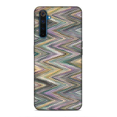 Realme 6 Uyumlu Kılıf Romans (47) Crystal Flex Kılıf Zig Zag