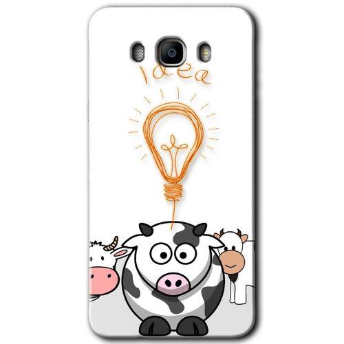 Samsung Galaxy J7 2016 HD Baskılı Kılıf + 9D Tam Ekran Koruyucu - İdea Lamp