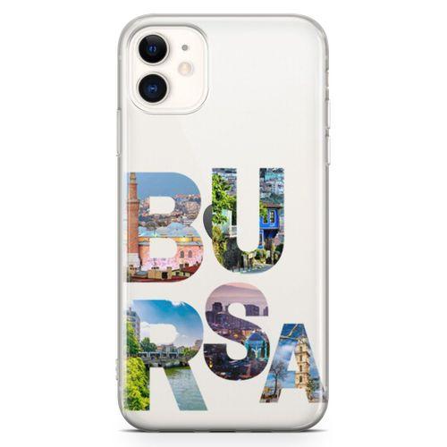 Apple iPhone 11 Kılıf Bursa Gezi Arka Kapak Koruma Desenli Full Koruyucu