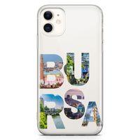 Apple iPhone 11 Kılıf Bursa Gezi Arka Kapak Koruma Desenli Full Koruyucu